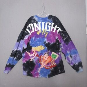 Disney Spirit Jersey Large Hocus Pocus Tonight We Fly Tie Dye Sanderson‎ Sisters